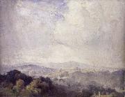 Tom roberts Harrow Hill oil painting